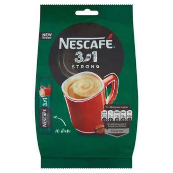 Nescafé 3in1 Strong Rozpuszczalny napój kawowy 170 g (10 x 17 g)