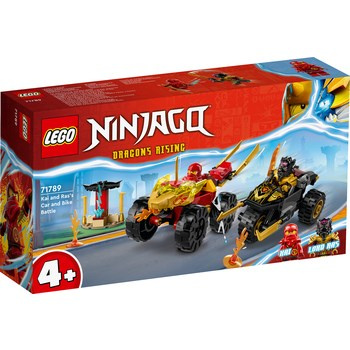 LEGO 71789 Ninjago Bitwa samochodowo-motocyklowa między Kaiem a Rasem