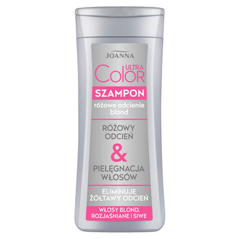 Joanna ULTRA COLOR Szampon różowe odcienie blond 200 ml