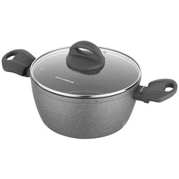 Garnek aluminowy lava stone szary 20cm 2,4l Florina