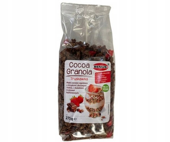Benus Cocoa Granola Truskawka 275 g