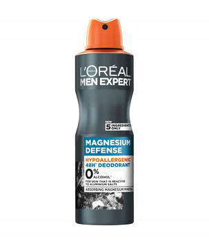 L'Oreal Paris Men Expert Magnesium Defense Hipoalergiczny Dezodorant 48h 150ml