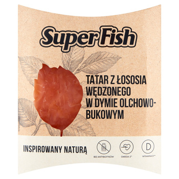 SuperFish Tatar z łososia wędzonego 150g