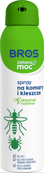 BROS - Zielona Moc spray na komary i kleszcze 120/90ml