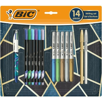 BIC Metallic Zestaw piśmienniczy Blister 14szt