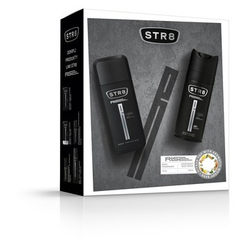 STR8 Rise Zestaw: dezodorant zapachowy z atomizerem 75ml + dezodorant w aerozolu 150ml