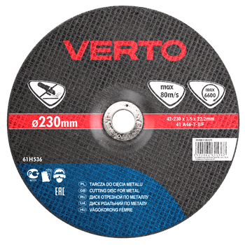 Tarcza tnąca do metalu 230 x 2.0 x 22.2 mm