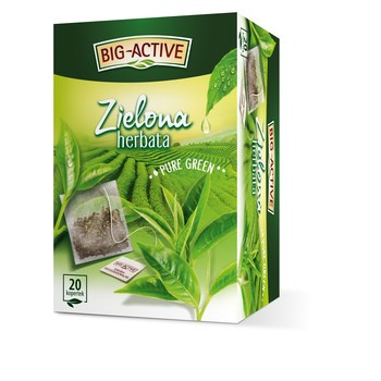 Big-Active Pure Green Zielona herbata 30 g (20 x 1,5 g)