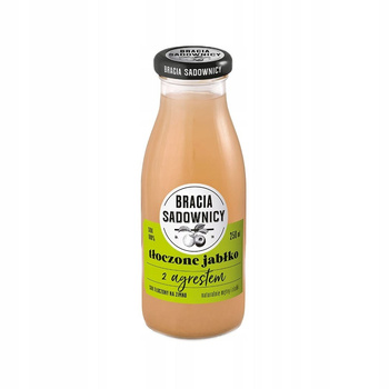 Bracia Sadownicy Sok tłoczone jabłko z agrestem 250 ml