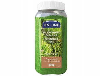 On Line Sól do kąpieli sosnowa 800 g