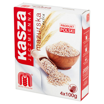 Młyny Stoisław Kasza jęczmienna mazurska extra 400 g (4 torebki)