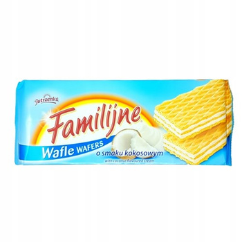 Familijne Wafle o smaku kokosowym 180 g