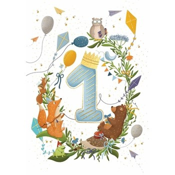 Karnet A5. Roczek. Niebieski