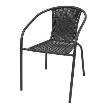 Krzesło ogrodowe Herkules 3 czarny Mirpol