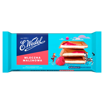 E. Wedel Czekolada mleczna malinowa 100 g