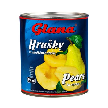 Giana Gruszki w słodkiej zalewie 820g