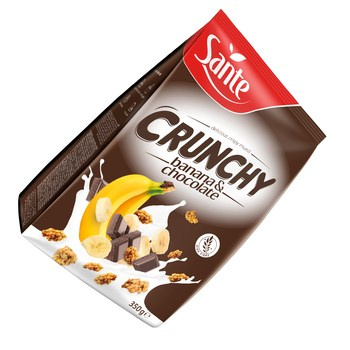 SAN.CRUNCHY BANANOWE 350G