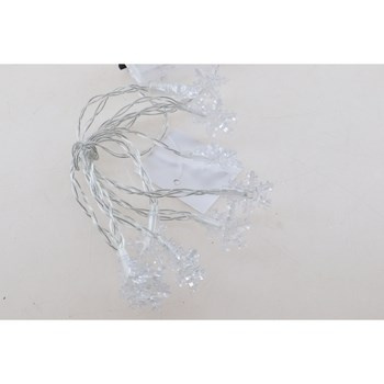 EM&EM Girlanda śnieżka 10 LED 1,65m ciepłe światło