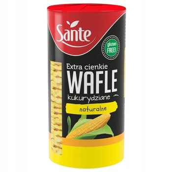 Sante Extra cienkie wafle kukurydziane naturalne 120 g