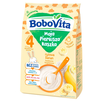 BoboVita Moja Pierwsza Kaszka ryżowa banan po 4 miesiącu 180g