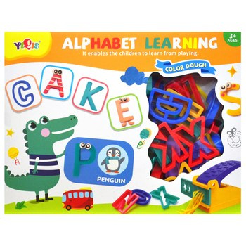 Masa plastyczna alfabet  N-984 (J-469)