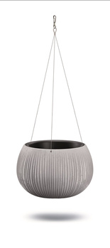 Doniczka Prosperplast Beton Bowl wisząca 29 cm, kolor beton