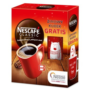 Nescafé Classic Kawa rozpuszczalna 600 g i kubek