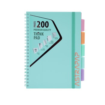 Kołozeszyt PP ASTRAPAP Pastel Line A4 - mix kołorów