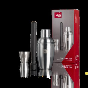 Zestaw do koktajli 3-cz. z shakerem VACU VIN