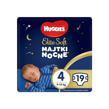Huggies Elite Soft Pieluszki 4 9-14kg 19 szt