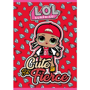 Unipap zeszyt okładka laminowana A5, 32 kartki, krata L.O.L.