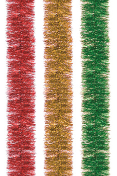 JUMI Łańcuch choinkowy 7cm/2m;gold, red,green