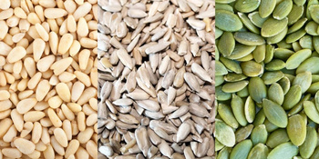 Bakalland Chrupiąca sałatka mix z ziarnami prażonymi słonecznik dynia pinia 100 g