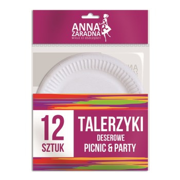 Anna Zaradna Talerzyki deserowe 12 szt.