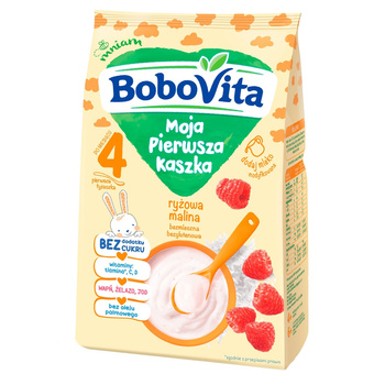 BoboVita Moja Pierwsza Kaszka ryżowa malina po 4 miesiącu 180g