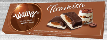 Wawel Tiramisu Czekolada nadziewana 265g