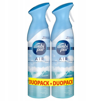 Ambi Pur Ocean Mist Odświeżacz powietrza w sprayu 2x300 ml