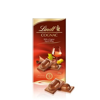 LINDT CZEKOLADA COGNAC 100G