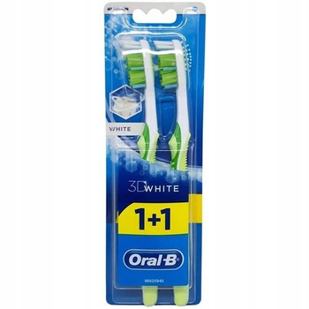 Oral-B Advantage 3DWhite Szczoteczka manualna średnia, x 2