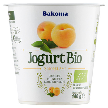 Bakoma Jogurt Bio z morelami 140 g