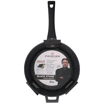 Patelnia głęboka 28cm Black Stone Zwieger