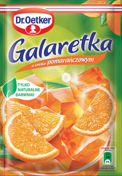 Dr Oetkergalaretka o smaku pomarańczowym 77g