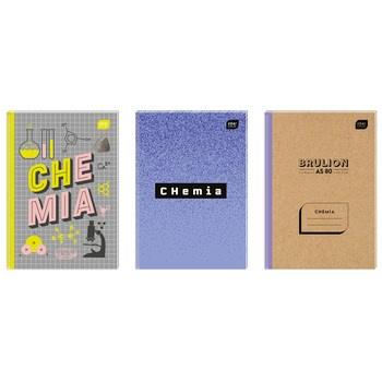 Brulion A5 80 kartek kratka chemia, INTERDRUK