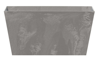 Doniczka Prosperplast Tubus Case Beton Effect dł 60cm kolor marengo