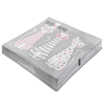 Serwetki Tete a Tete Glam Cats