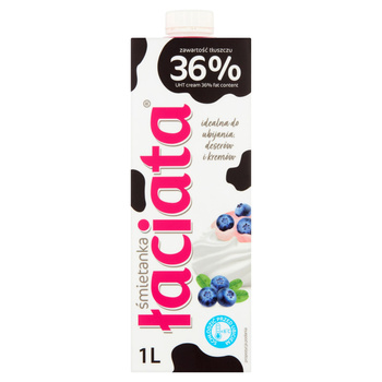 Łaciata Śmietanka 36% 1 l