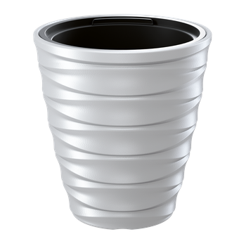 Doniczka Prosperpast Freze śr. 30cm, biała