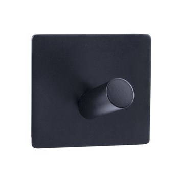 Wieszak ścienny pojedynczy czarny metal