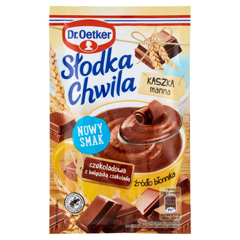 Dr.Oetker Słodka Chwila Kaszka manna czekoladowa z belgijską czekoladą 50 g