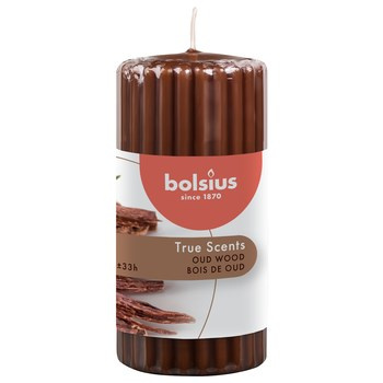 Bolsius Świeca pieńkowa zapachowa 120/58 True Scents Drzewo agarowe